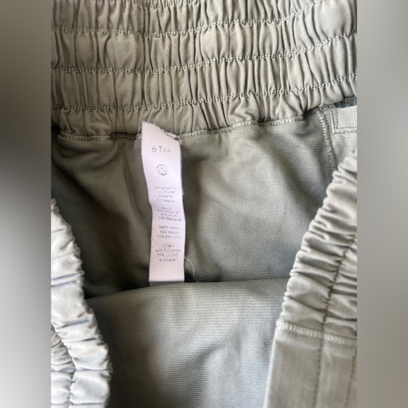 SOLD. Lululemon Olive Green Hotty Hot Shorts - Picture 2 of 4